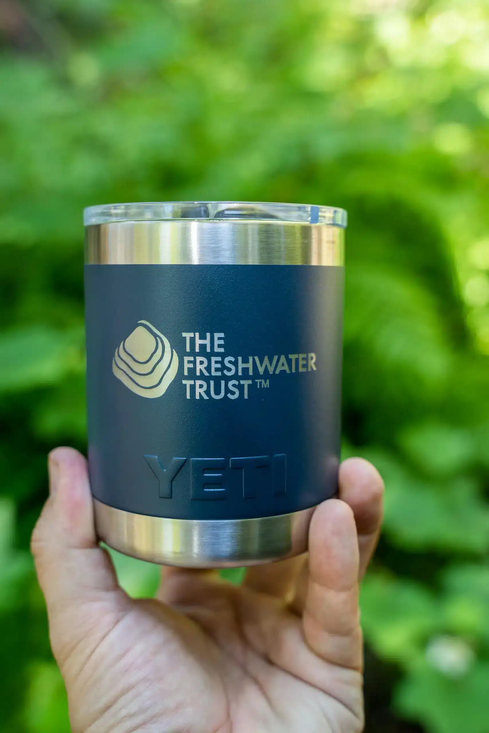 18oz TFT Logo Yeti Rambler Water Bottle - The Freshwater TrustThe